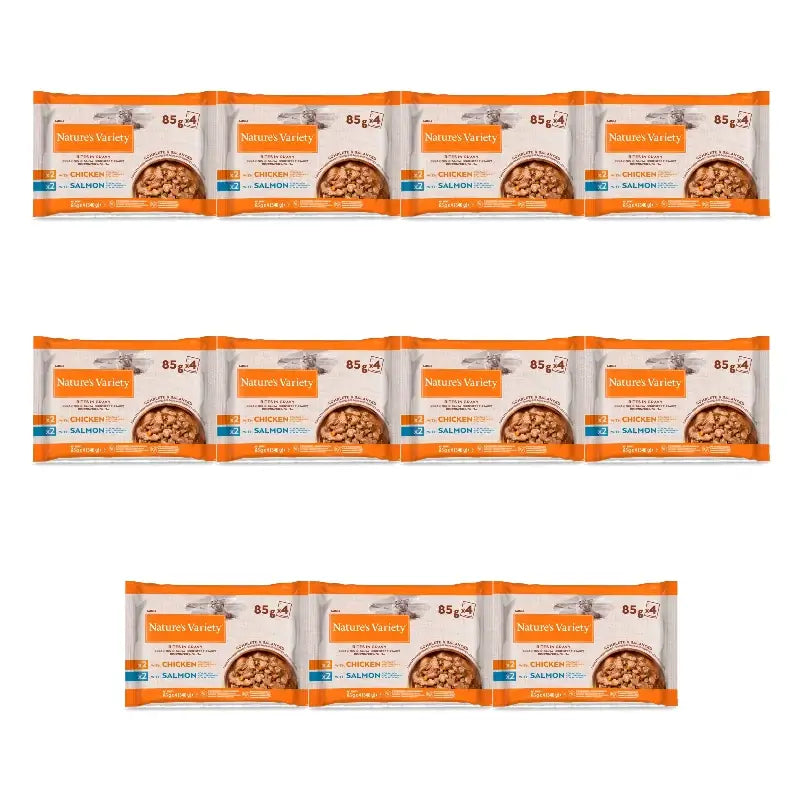 Nature's Variety Nv Cat Wet Food with Chicken/Salmon Sauce, 11 x 340 g