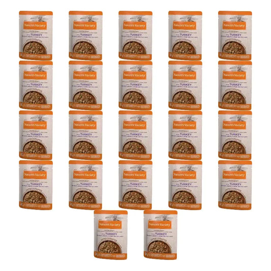 Nature's Variety Wet Cat Food, With Turkey, Single Serve, 22 x 85 g