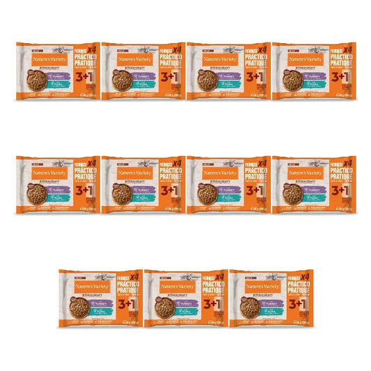 Nature's Variety Wet Cat Food, With Turkey and Tuna, Flowpack, 11 x 340 g