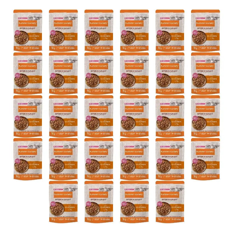 Nature's Variety Wet Cat Food, With Chicken, Single Serve, 28 x 70 g