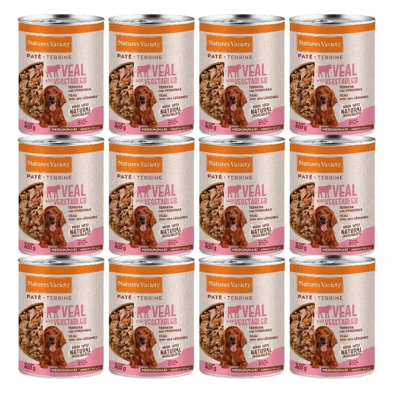 Nature's Variety Wet Dog Food, Medium, With Poultry, Single Serve, 12 x 400 g