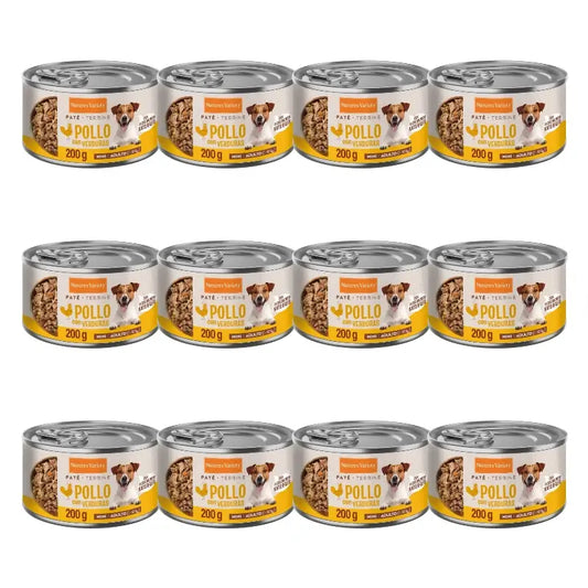 Nature's Variety Wet Dog Food, Mini Adult, With Chicken, Single Serve, 12 x 200 g