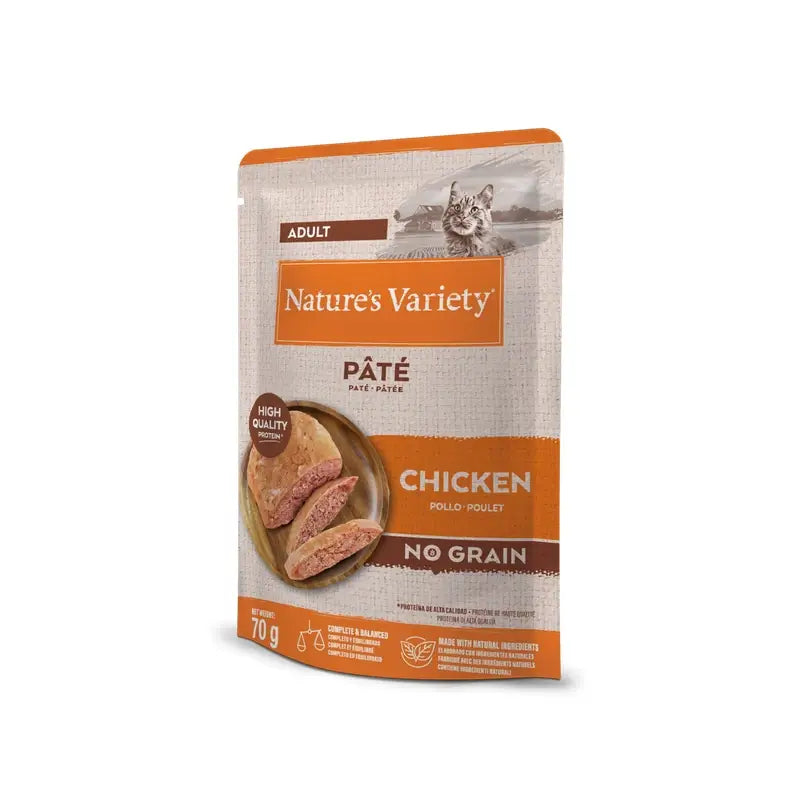 Nature'S Variety Feline Adult Original Pate Chicken 12 x o12 x 70 g, cat snack