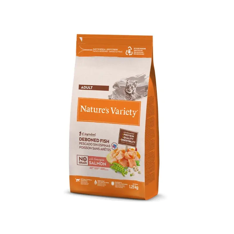 Nature'S Variety Feline Adult Selected Norwegian Salmon 1,25Kg, cat food