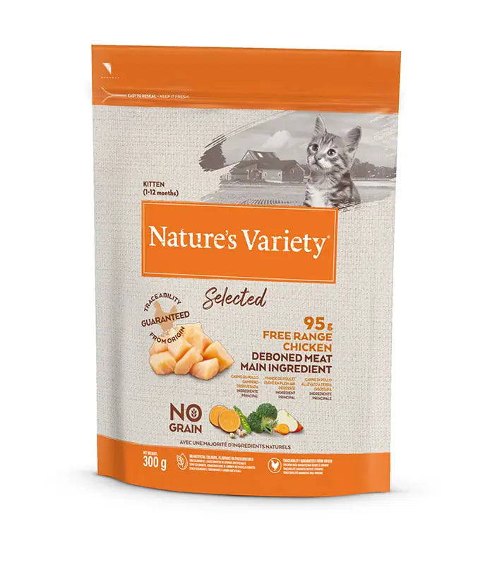 Nature'S Variety Feline Kitten Selected Chicken, 8 x 300 g, cat food