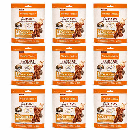 Nature's Variety Snack Nvd Delibars Spfood Snacks Chicken 0.070 kg, 9 x 70 g