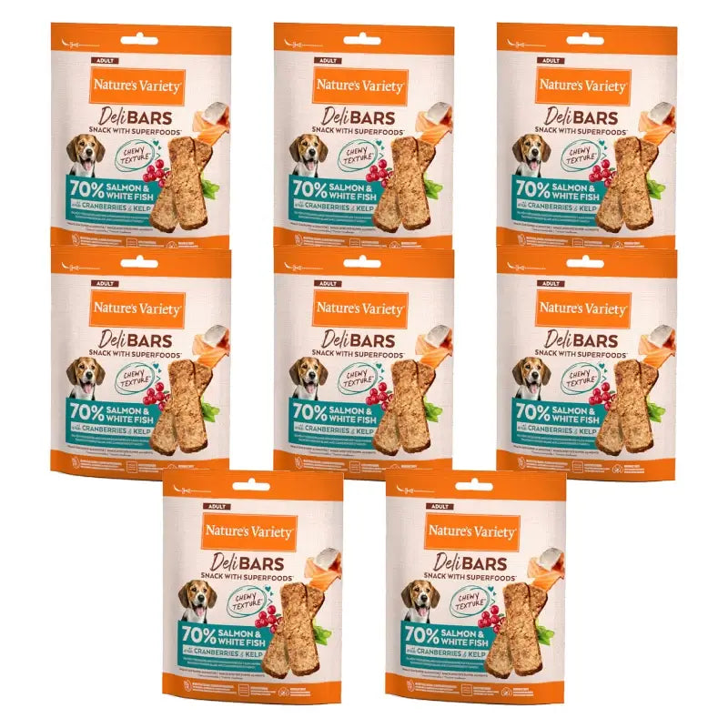 Nature's Variety Snack Nvd Delibars Spfood Snacks Salmon 0.070 kg, 8 x 70 g