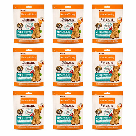 Nature's Variety Snack Nvd Delibars Spfood Snacks Salmon 0.070 kg, 8 x 70 g