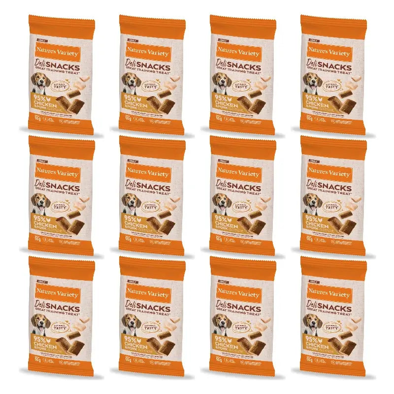 Nature's Variety Adult Dog Snacks, With Chicken and Pork, Natural, 12 x 50 g
