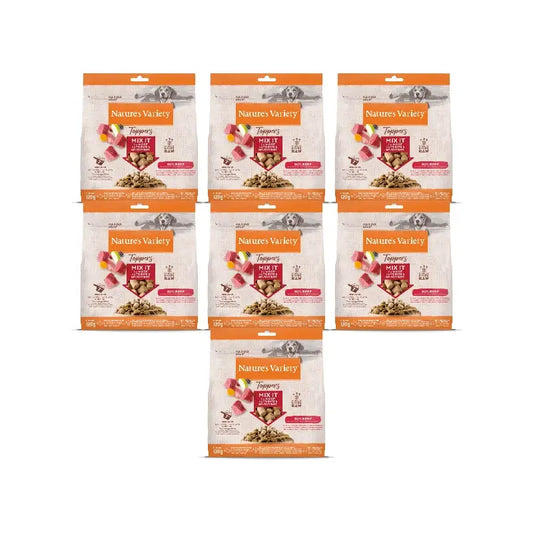 Nature's Variety Freeze-Dried Dog Treats, With Beef, Natural, 7 x 120 g
