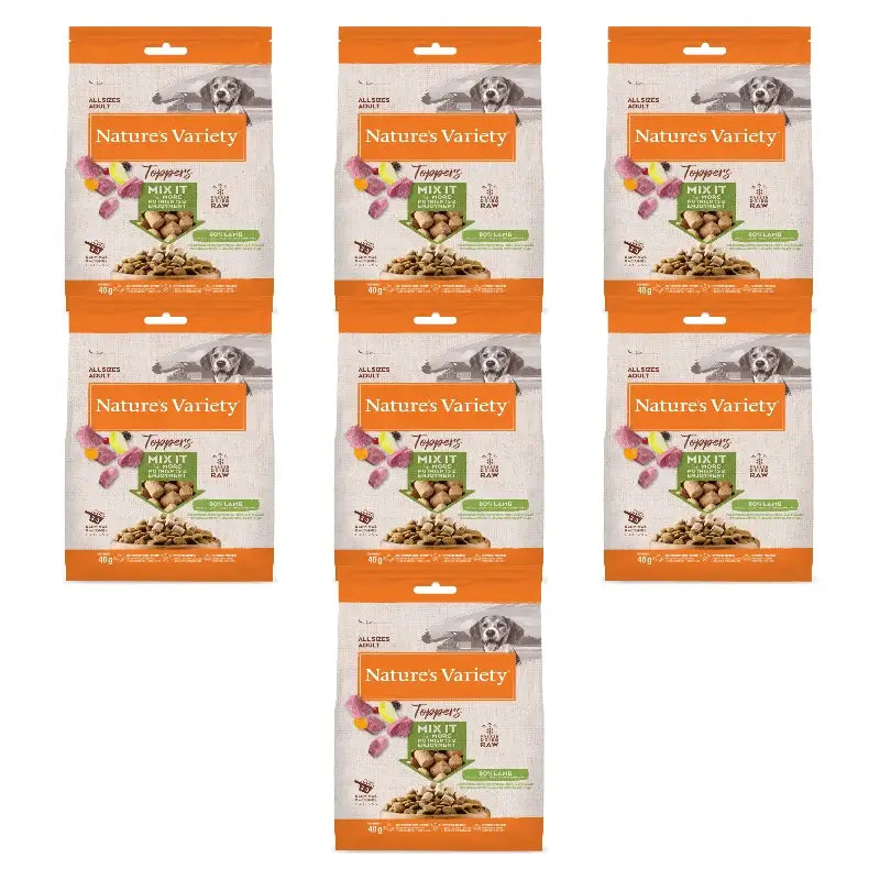 Nature's Variety Freeze-Dried Dog Treats, With Lamb, Natural, 7 x 40 g