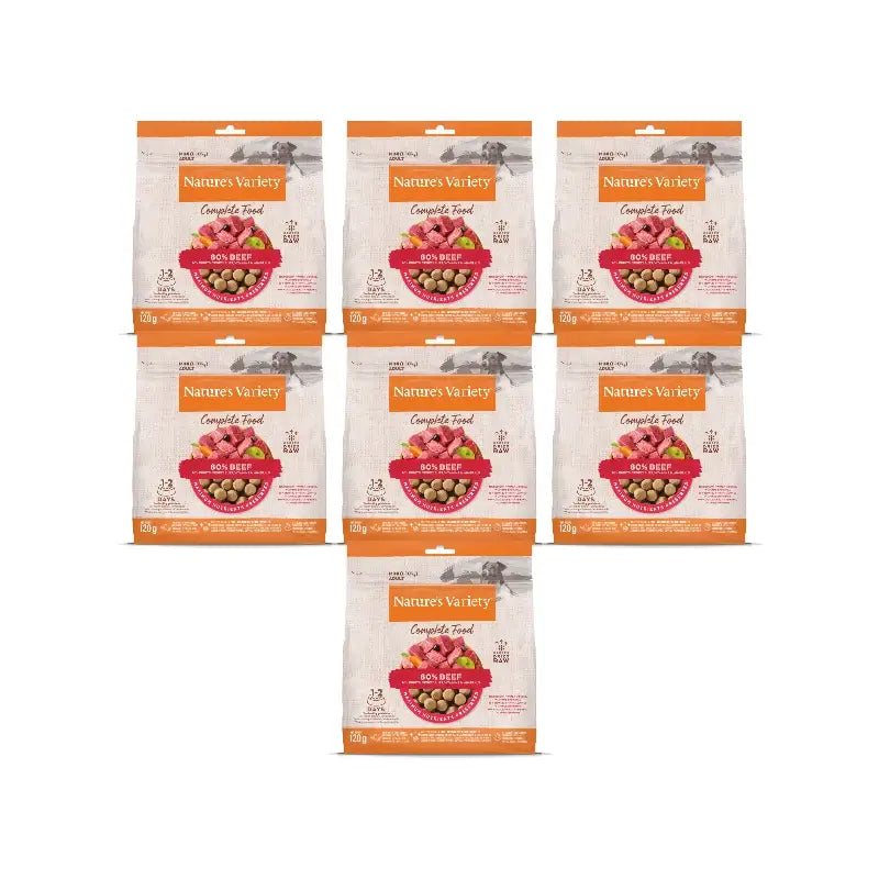 Nature's Variety Freeze-Dried Dog Treats, With Turkey, Natural, 7 x 120 g