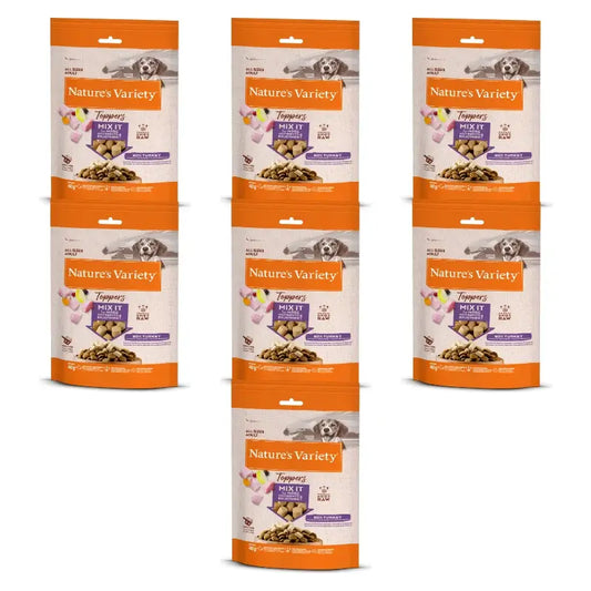 Nature's Variety Freeze-Dried Dog Treats, With Turkey, Natural, 7 x 40 g