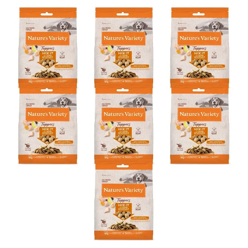 Nature's Variety Freeze-Dried Dog Treats, With Chicken, Natural, 7 x 40 g