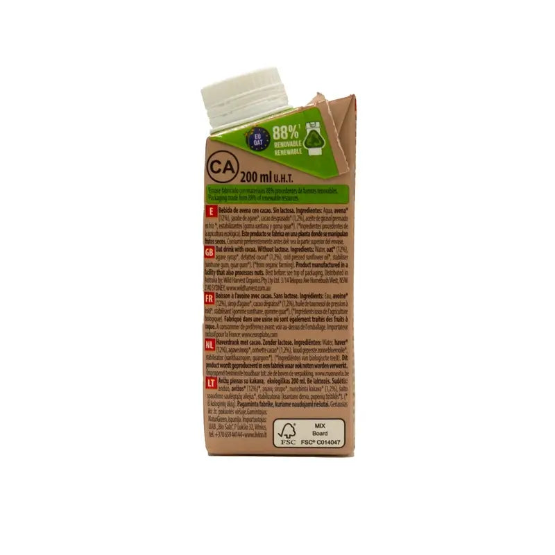 Naturgreen Oatmeal Chocolate Drink, 200Ml