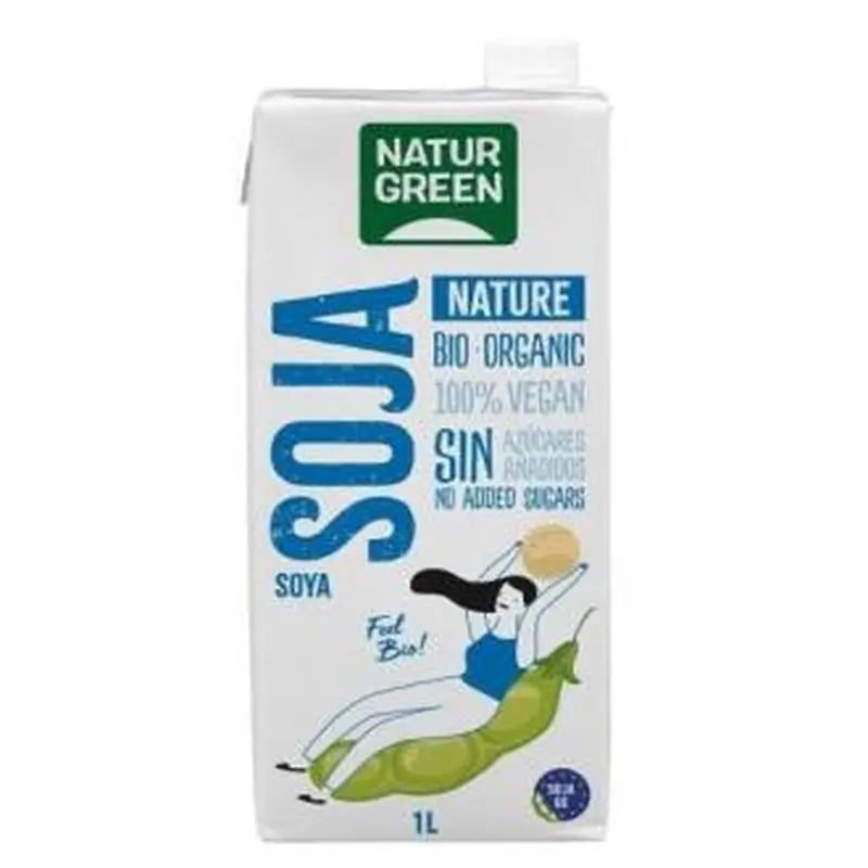 Naturgreen Vegetal Soya Drink Nature 1Lt 6Uds.