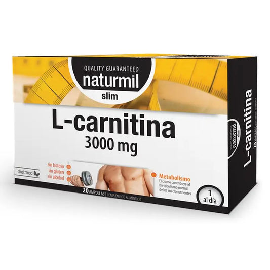 Naturmil L-Carnitine Slim , 20 ampoules of 3000 mg