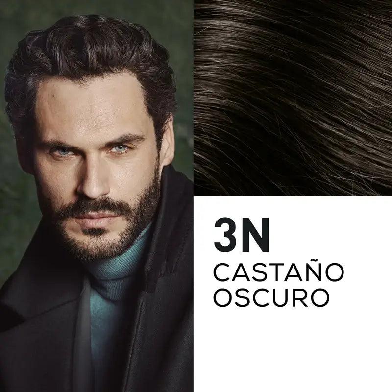 Naturtint Men Men Permanent Hair & Beard Dye 3N Ammonia Free 3N - Dark Brown