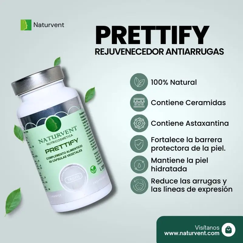 Naturvent Anti-wrinkle Prettify, 60 capsules