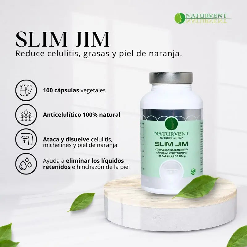Naturvent Anti-Cellulite Slim Jim, 100 capsules