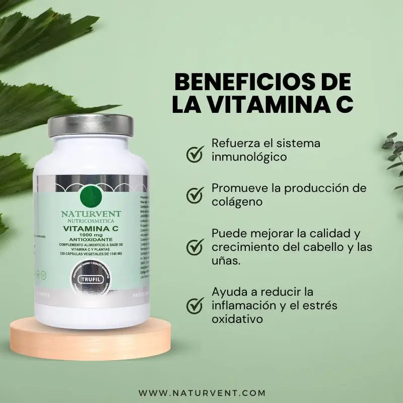Naturvent Vitamins Vitamin C 120 capsules