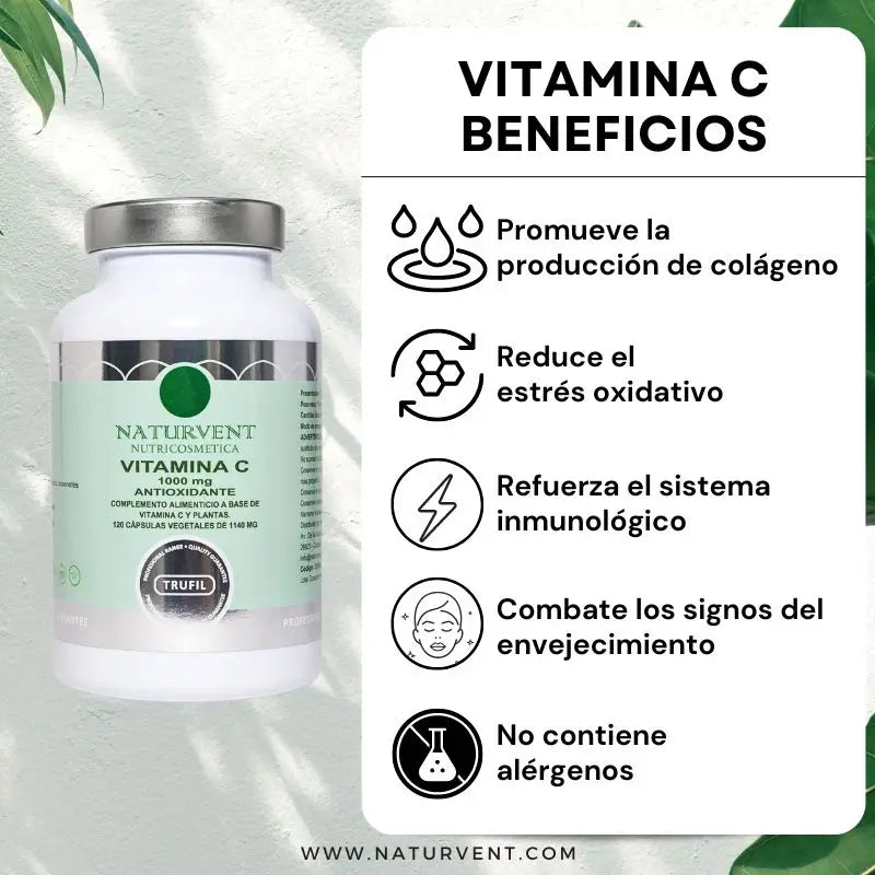Naturvent Vitamins Vitamin C 120 capsules