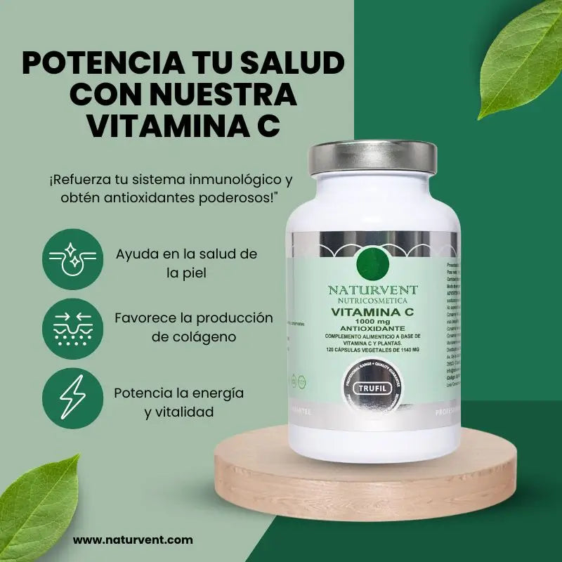 Naturvent Vitamins Vitamin C 120 capsules