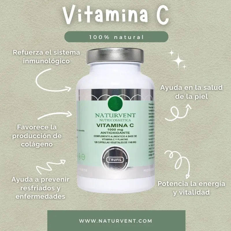 Naturvent Vitamins Vitamin C 120 capsules