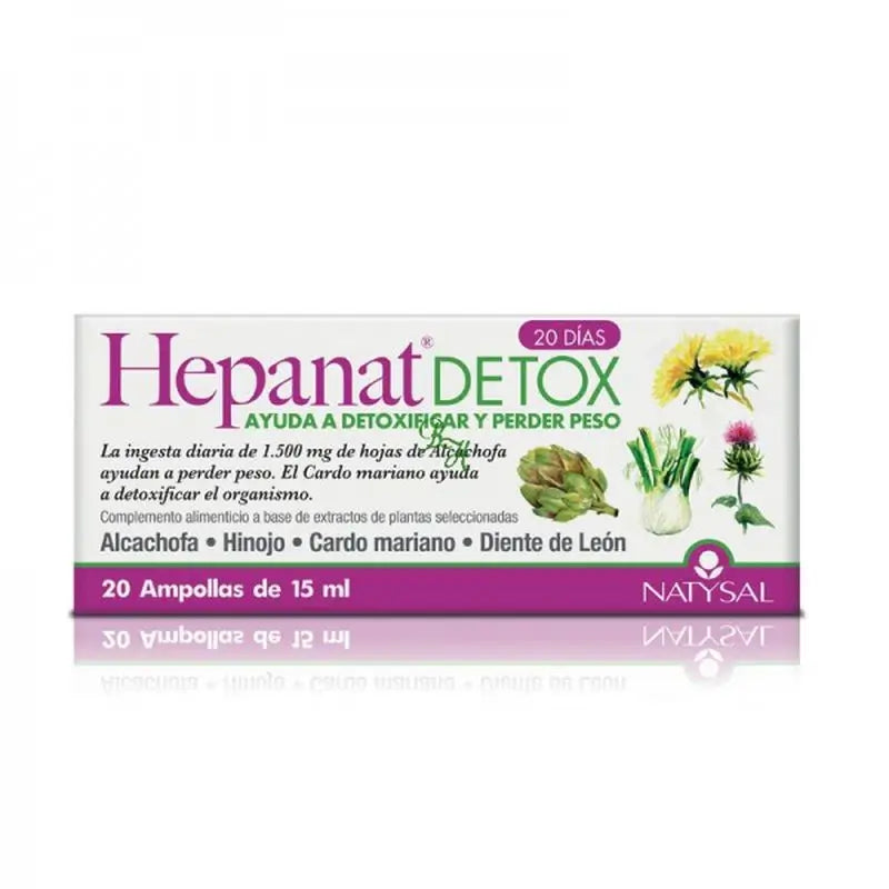 Natysal Hepanat Detox , 20 ampoules