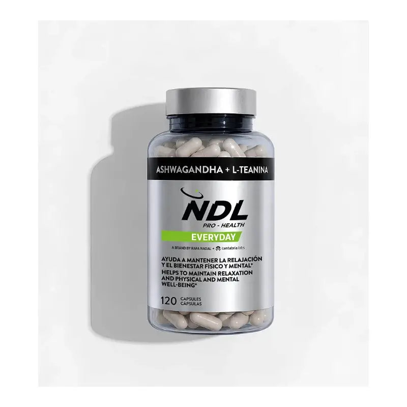 Ndl Pro-Health Organic Ashwagandha KSM-66 + L-Theanine, 120 capsules