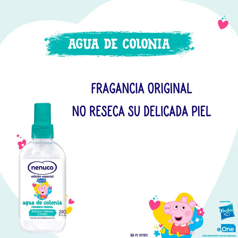 Nenuco Peppa Pig Eau de Toilette, 240 ml + gift glass