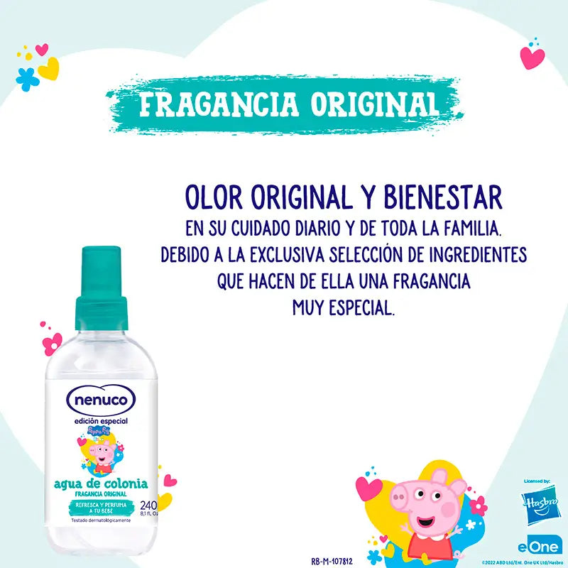 Nenuco Peppa Pig Eau de Toilette, 240 ml + gift glass