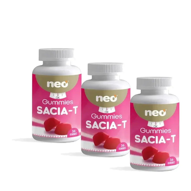 Neo Sacia-T Gummies, 36 sweets, pack of 3