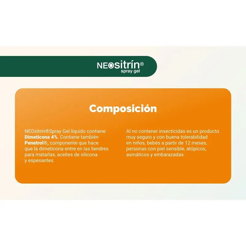 NEOsitrin® Anti-Lice Liquid Gel Spray 60 ml