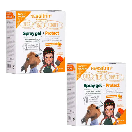 Neositrin Protection Pack + Spray Gel + Lendrera, Pack 2 Units
