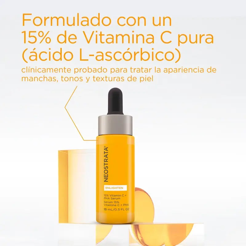 Neostrata Vitamin C 15% + PHA Serum, illuminating facial serum 15ml