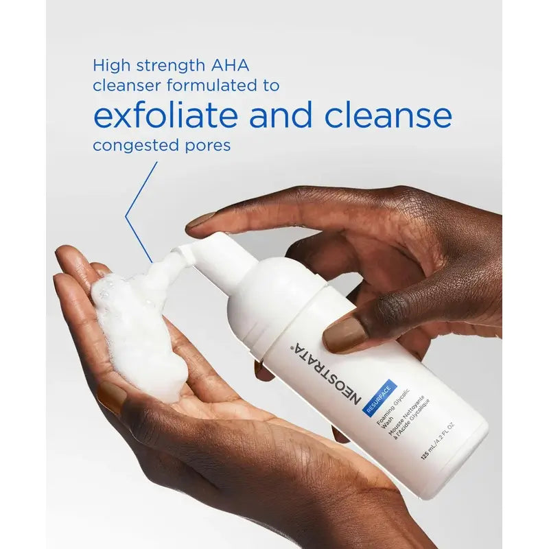 Neostrata Glycolic Acid Cleansing Foam, Facial Exfoliator with 20% AHA 125ml