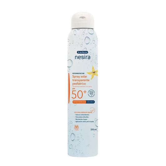 Nesira Transparent Sun Spray for Children SPF50+, 200 ml