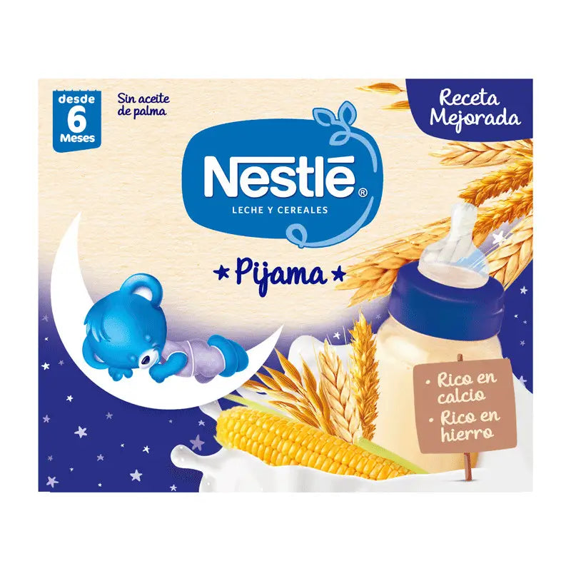 Nestlé Brik Milk & Cereals 8 Cereals Pajamas, 2X250 ml