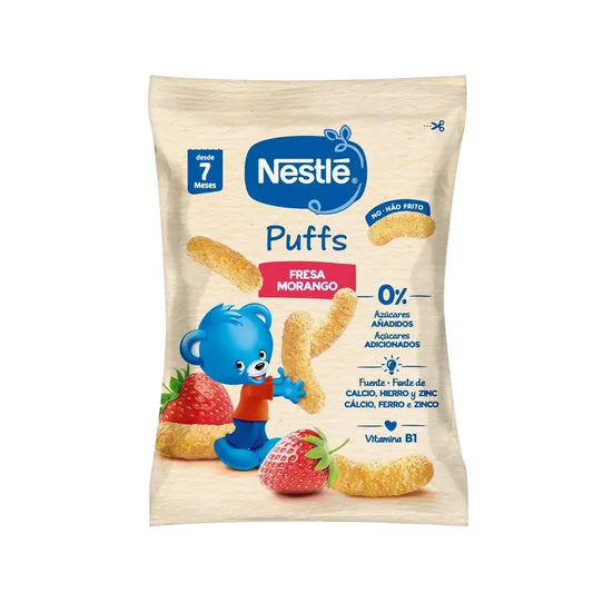 Nestlé Healthy Snacking Happy Puffs Strawberry Corn, 28g