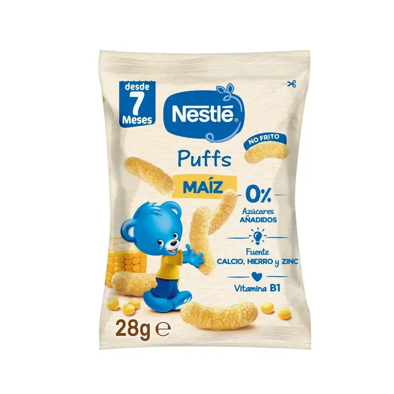 Nestlé Healthy Snacking Happy Puffs Natural Corn , 28g