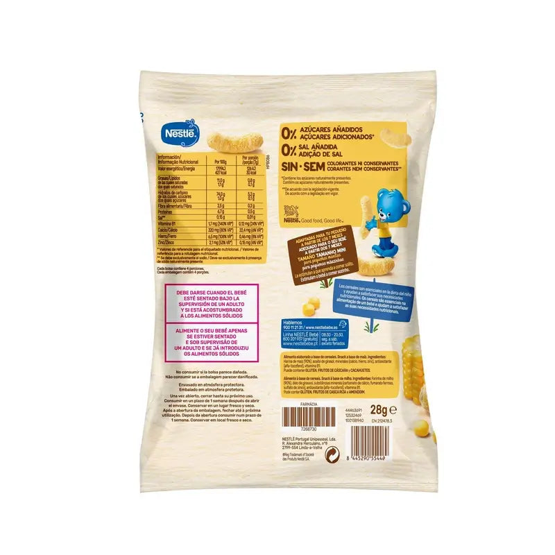Nestlé Healthy Snacking Happy Puffs Natural Corn , 28g
