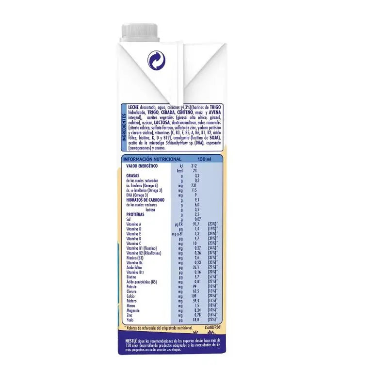 Nestlé Nativa Junior Growth Cereals 3 Years Old, 1L