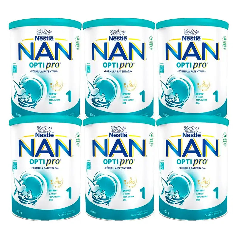 Nestlé Nan Optipro 1 Starter Milk, 6x800 g