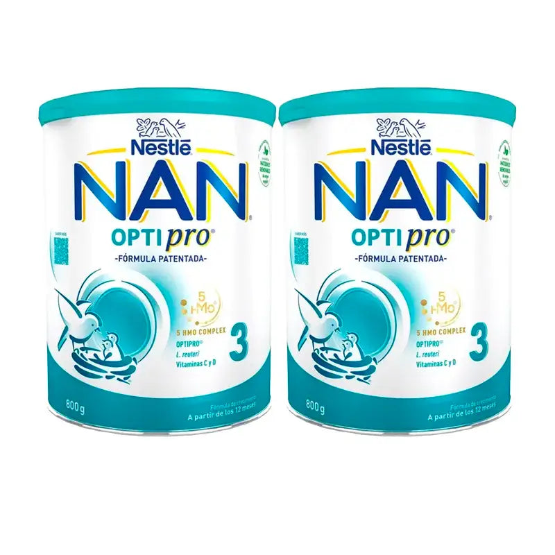Nestlé Nan Optipro 3 Growing-Up Milk, 2X800 g
