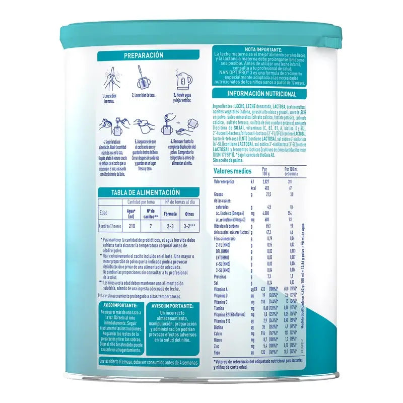 Nestlé Nan Optipro 3 Growing-Up Milk, 800 g