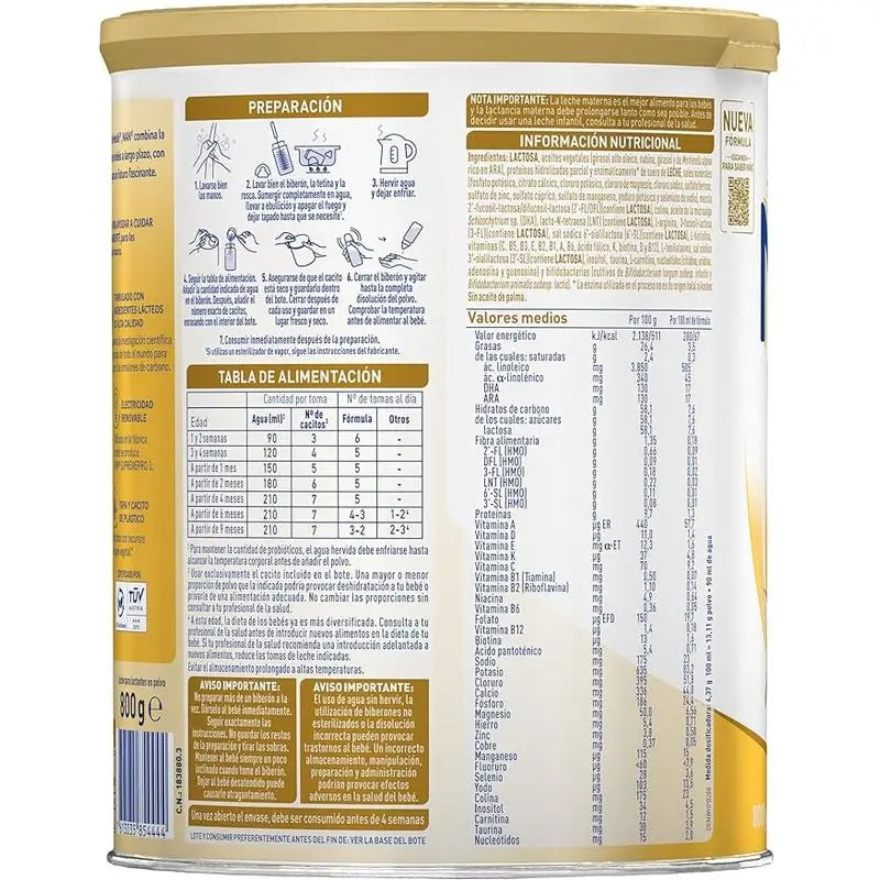 Nestlé Nan Supreme Pro 1 Starter Milk, 2X800 g