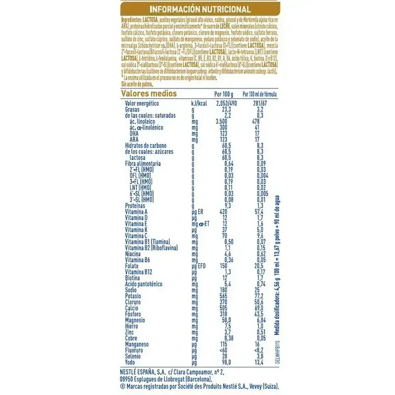 Nestlé Nan Supreme Pro 2 Formula 2, 3x800g Pack