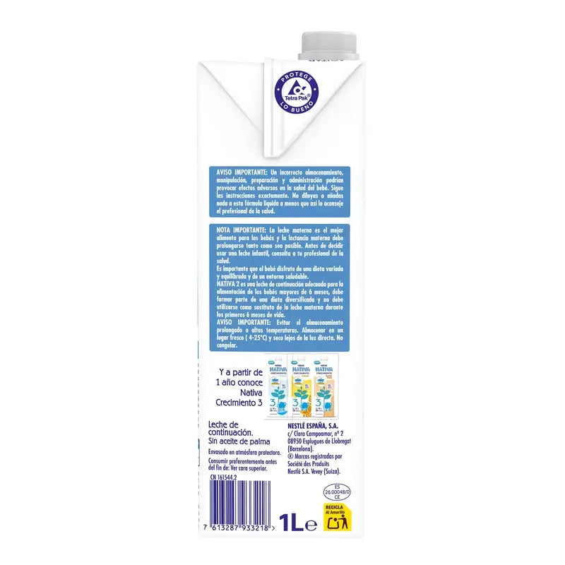 Nestlé Nativa 2 Liquid, 1L