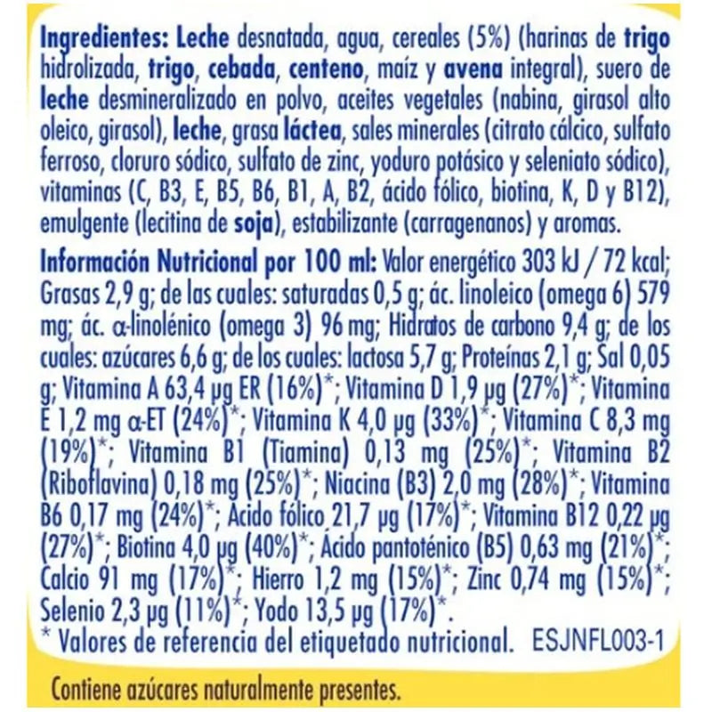 Nestlé Nativa Growth 3 Cereals, 3X180 ml